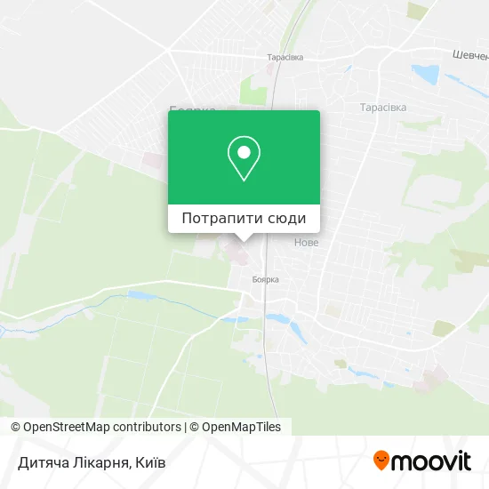 Карта Дитяча Лiкарня