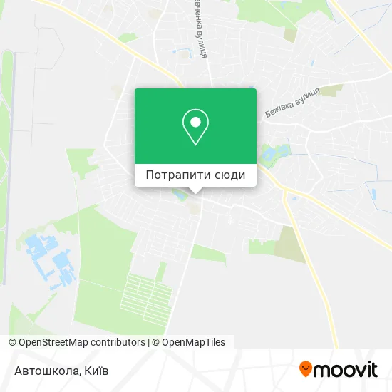 Карта Автошкола