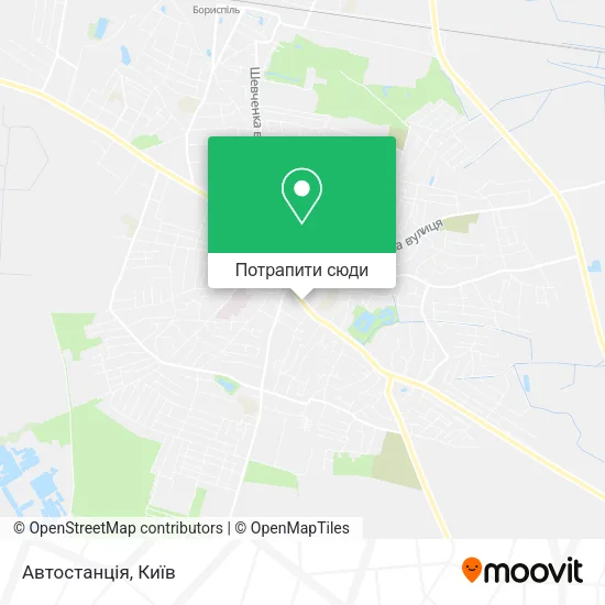 Карта Автостанція