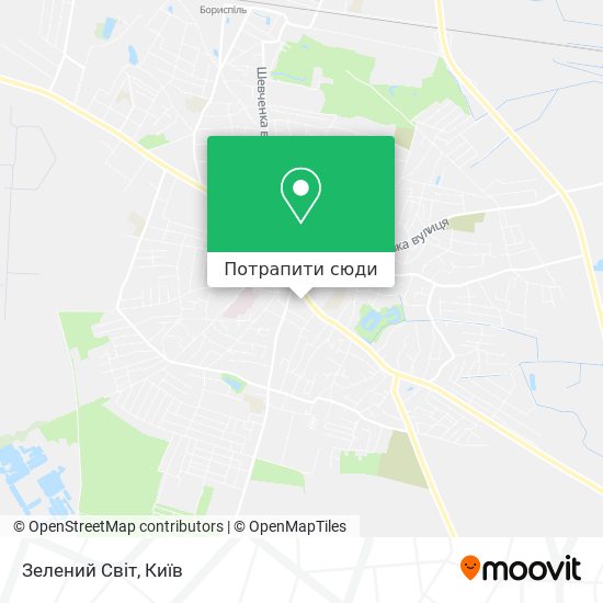 Карта Зелений Світ