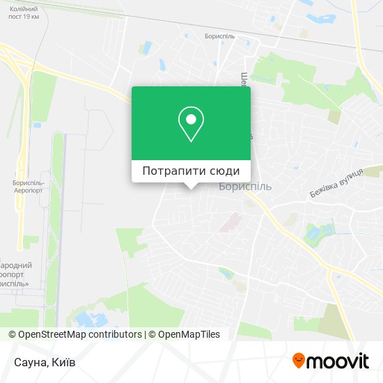 Карта Сауна