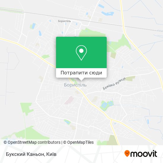Карта Букский Каньон
