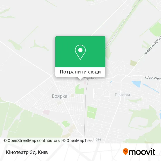 Карта Кінотеатр 3д