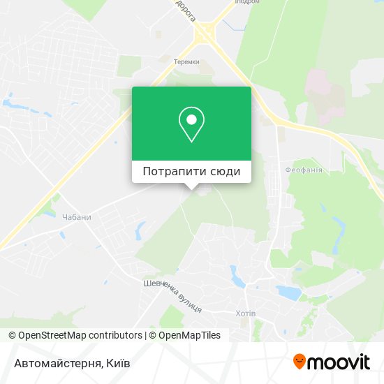 Карта Автомайстерня