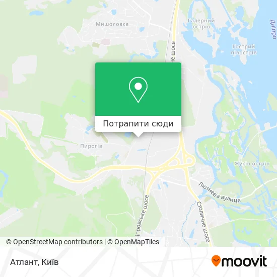 Карта Атлант