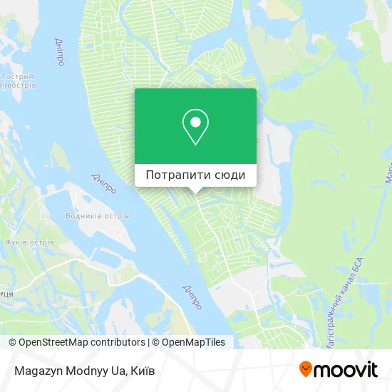 Карта Magazyn Modnyy Ua