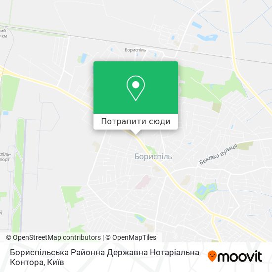 Карта Бориспільська Районна Державна Нотаріальна Контора