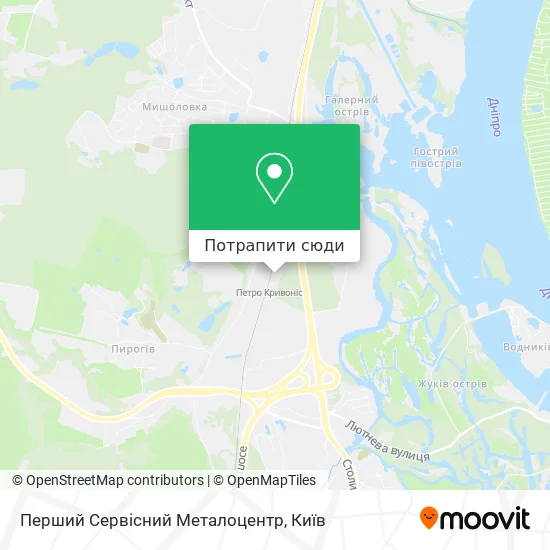 Карта Перший Сервісний Металоцентр