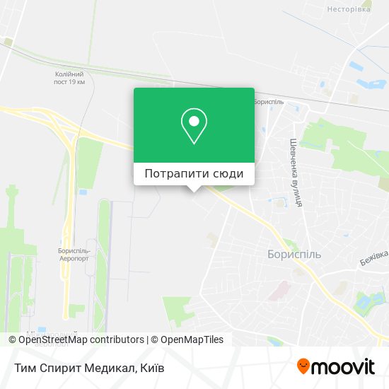 Карта Тим Спирит Медикал