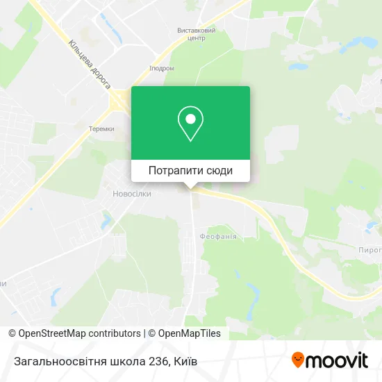 Карта Загальноосвітня школа 236