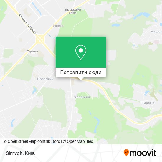 Карта Simvolt