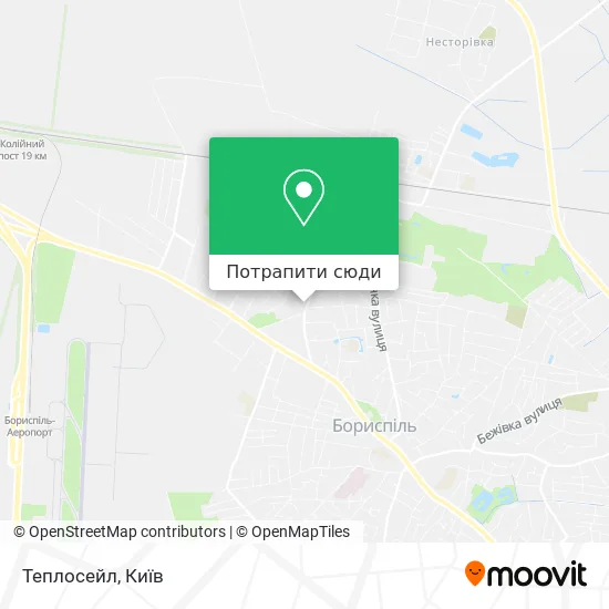 Карта Теплосейл
