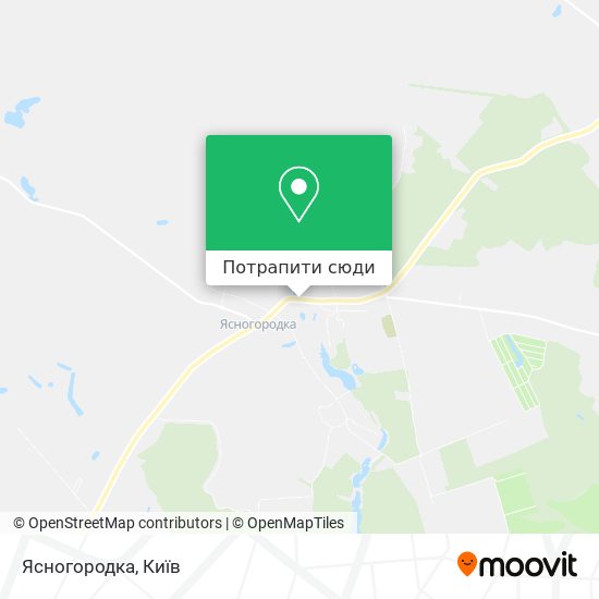 Карта Ясногородка