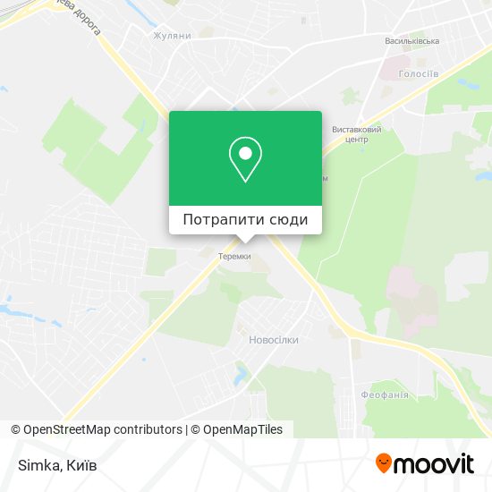 Карта Simka