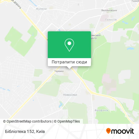Карта Бібліотека 152