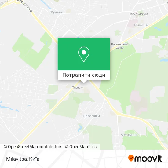 Карта Milavitsa