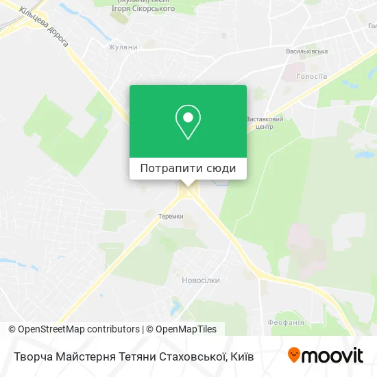 Карта Творча Майстерня Тетяни Стаховської