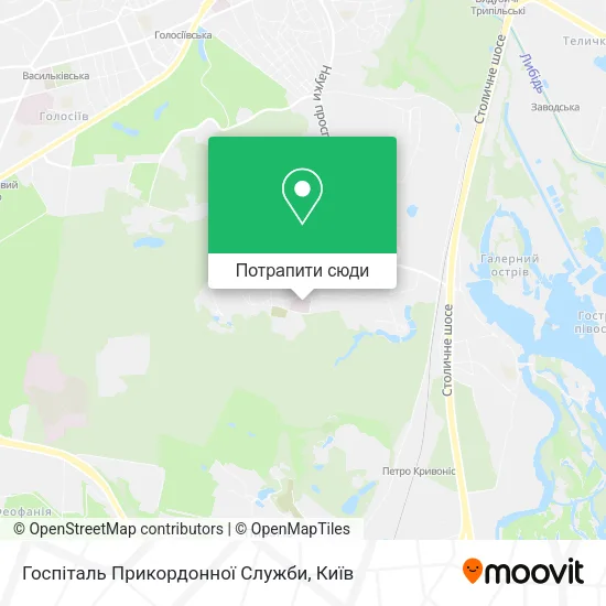 Карта Госпіталь Прикордонної Служби