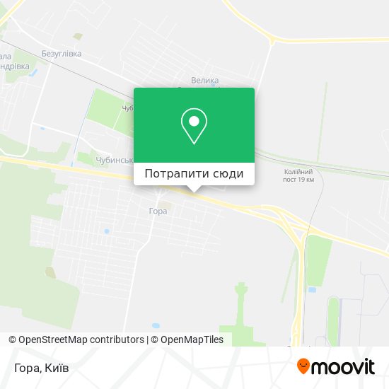 Карта Гора