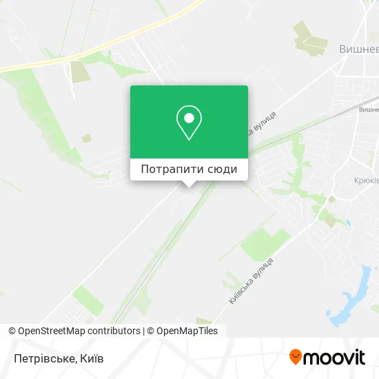 Карта Петрівське
