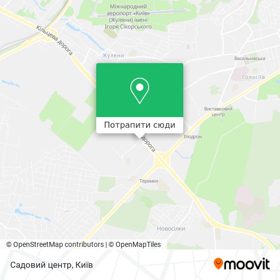 Карта Садовий центр