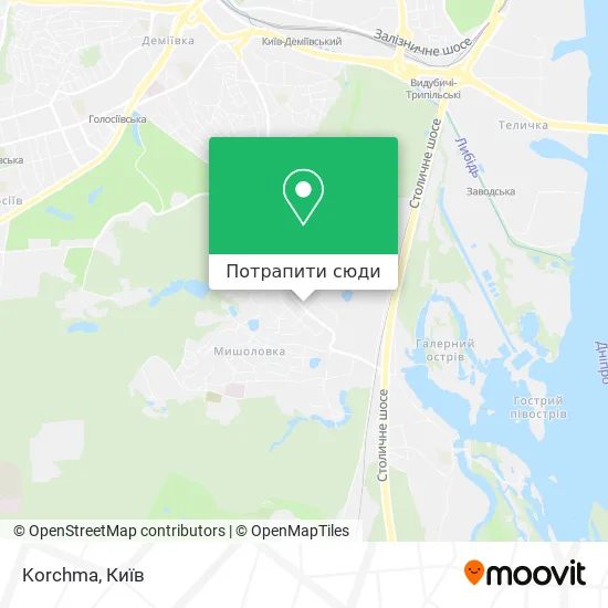 Карта Korchma