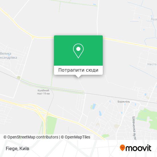 Карта Fiege