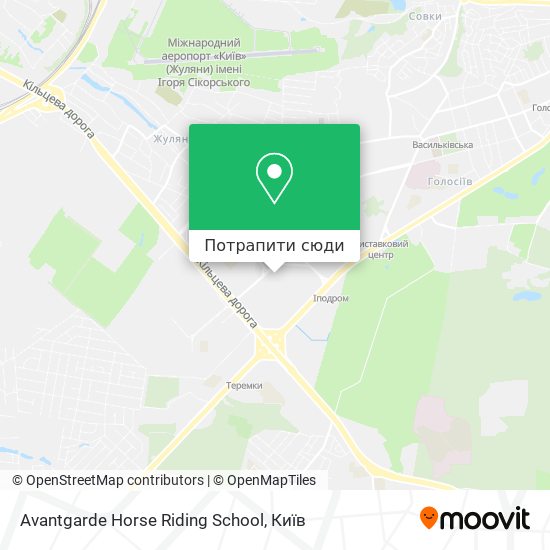 Карта Avantgarde Horse Riding School