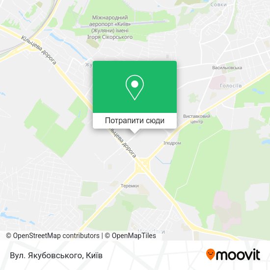 Карта Вул. Якубовського