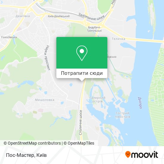 Карта Пос-Мастер