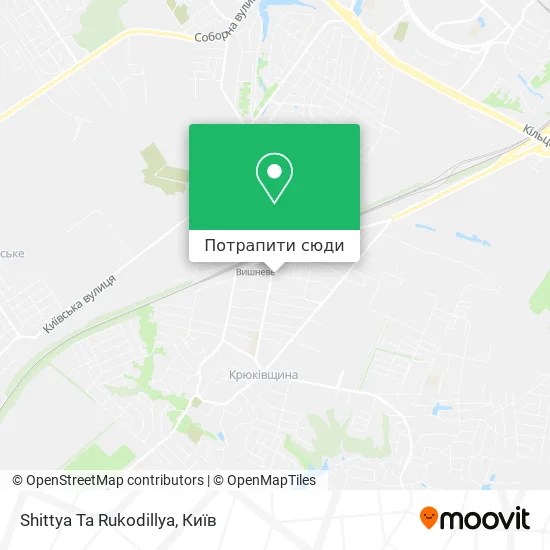 Карта Shittya Ta Rukodillya