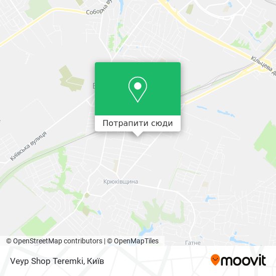 Карта Veyp Shop Teremki