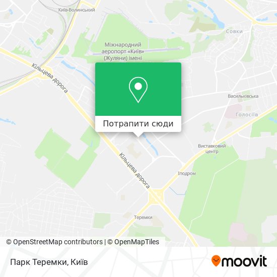 Карта Парк Теремки