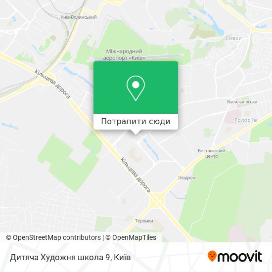 Карта Дитяча Художня школа 9