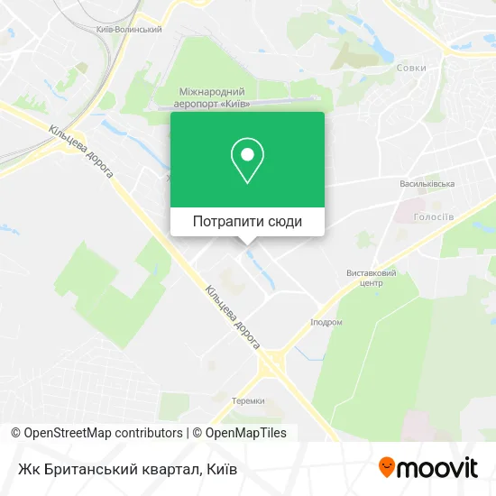 Карта Жк Британський квартал