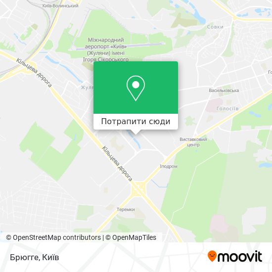 Карта Брюгге