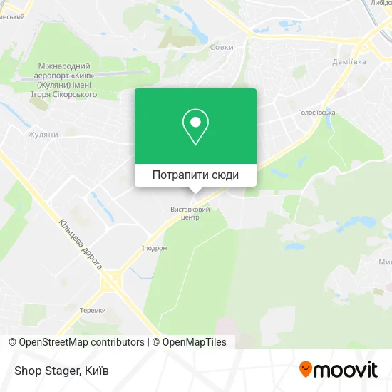 Карта Shop Stager
