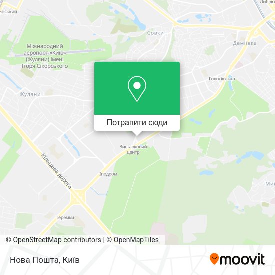 Карта Нова Пошта