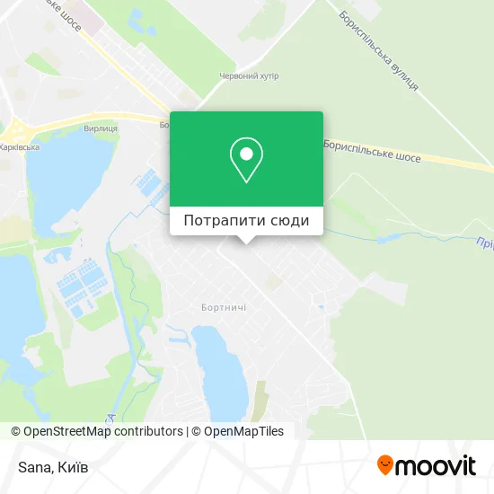 Карта Sana