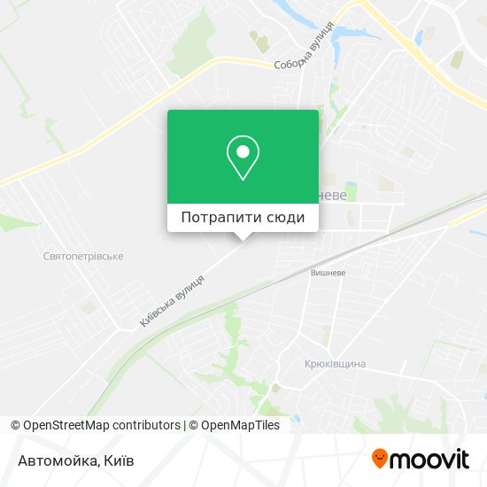 Карта Автомойка