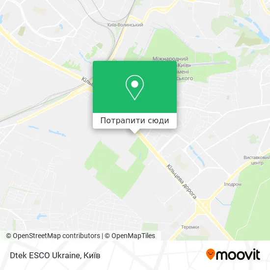 Карта Dtek ESCO Ukraine