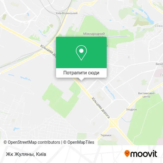 Карта Жк Жуляны