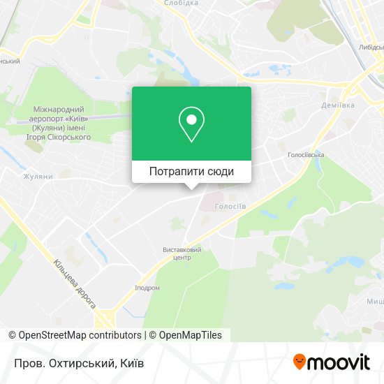 Карта Пров. Охтирський