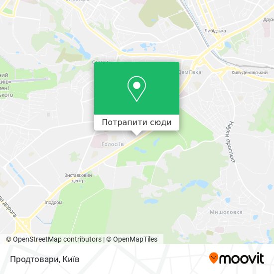Карта Продтовари