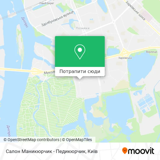 Карта Салон Маникюрчик - Педикюрчик