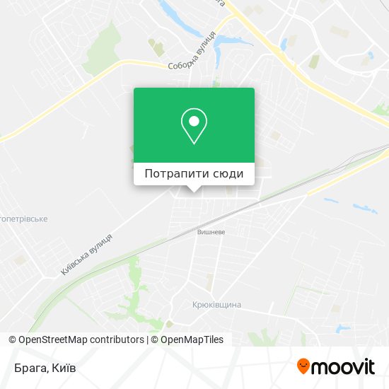 Карта Брага