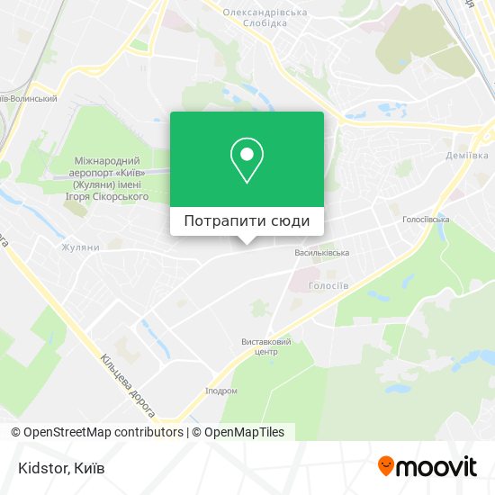 Карта Kidstor