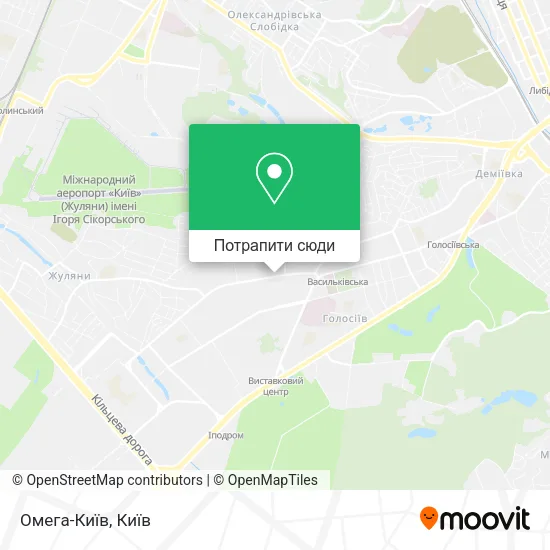 Карта Омега-Київ