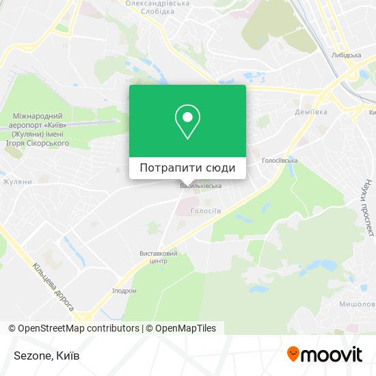Карта Sezone