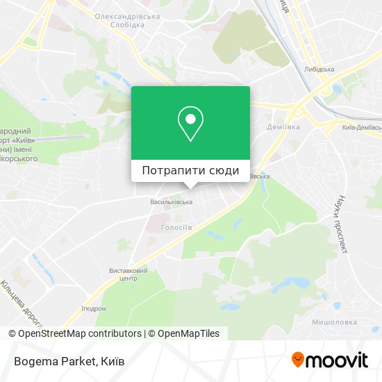 Карта Bogema Parket